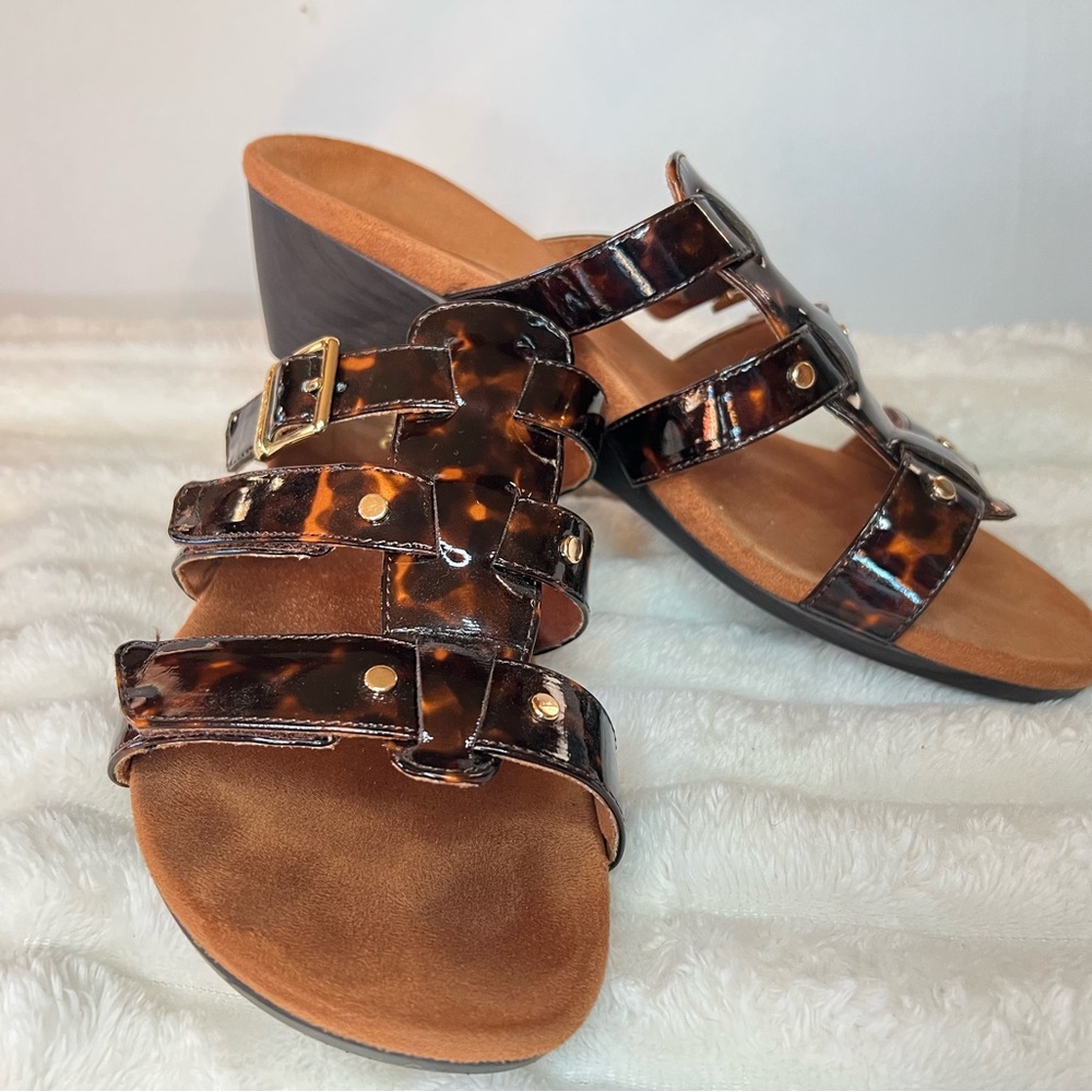 Women's Tortoiseshell Slide Sandals